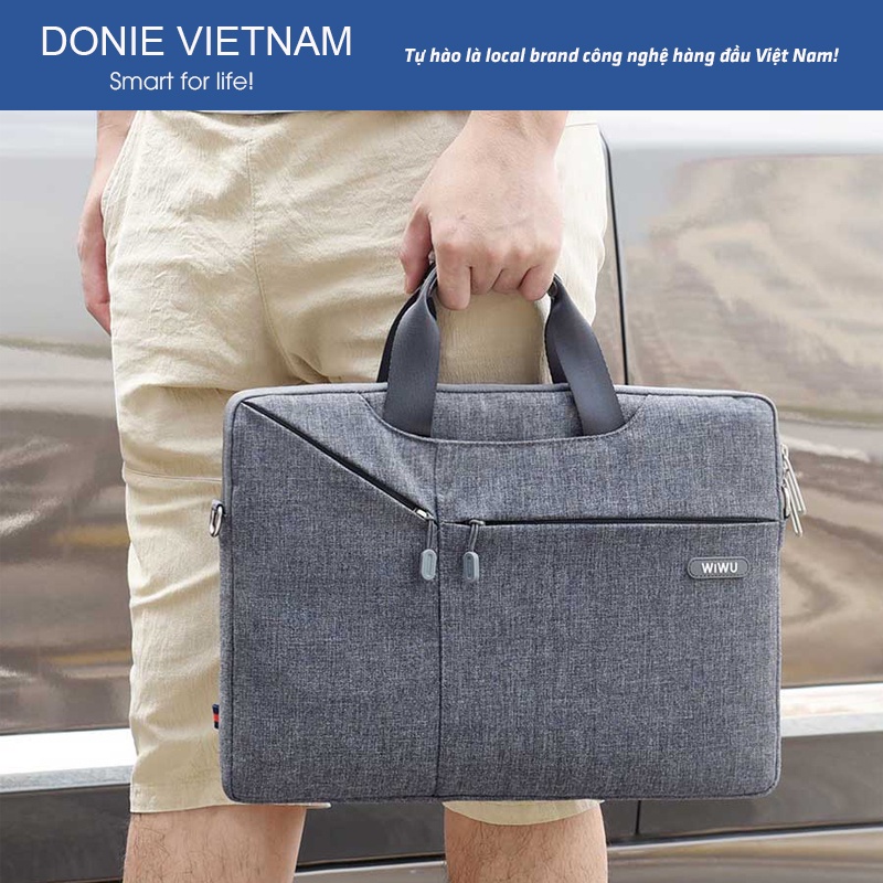 Túi chống sốc Wiwu multi pockets bags cho laptop, macbook đủ dòng