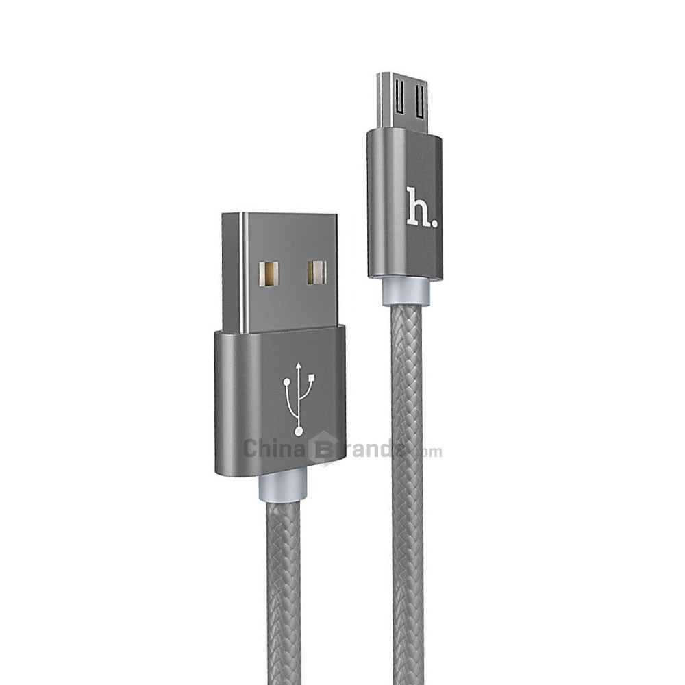 Cáp sạc Micro USB HOCO X2 Knitted - Hàng Chính Hãng