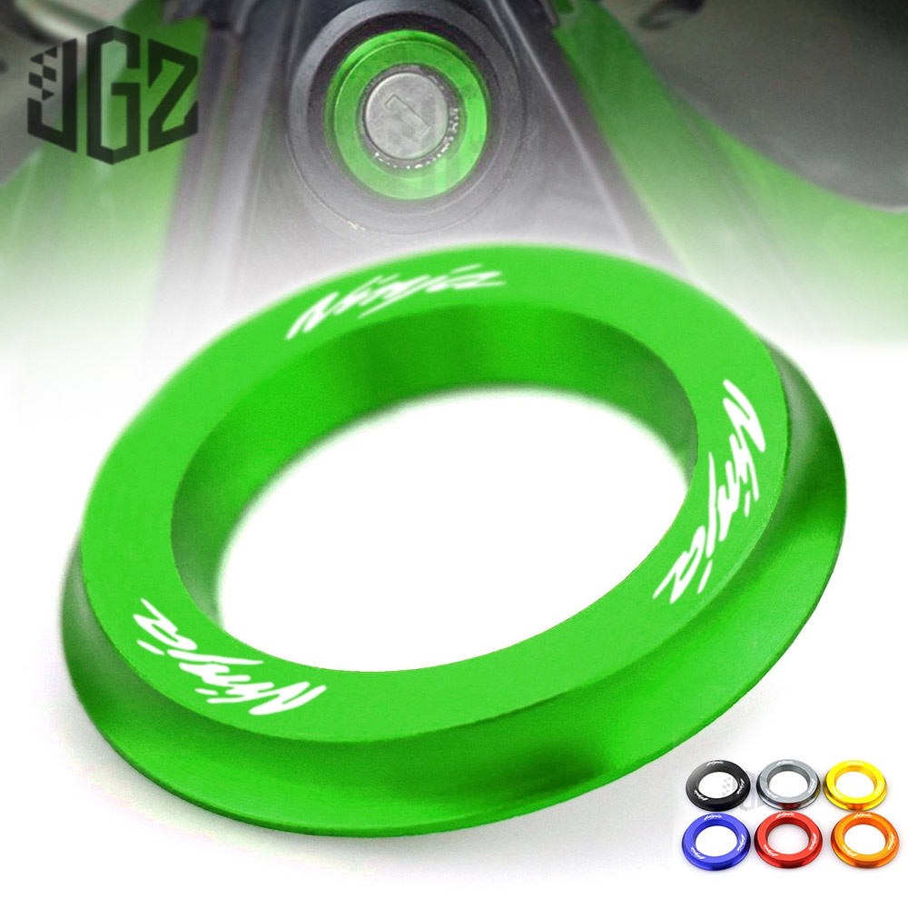 Vòng Bọc Công Tắc Khởi Động Cnc Cho Xe Mô Tô Kawasaki Ninja 250 300 400 2013 2014 2015 2016 2017 2018 2019