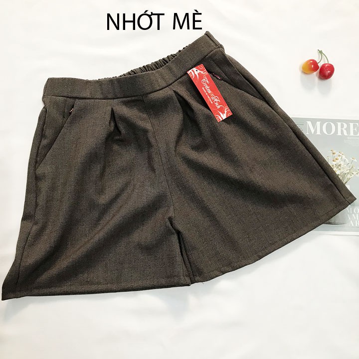[Mã FAMAYWA giảm 10K đơn 50K] Quần đùi nữ freesize từ 45-52kg quần sọt (short) nữ vải kaki thun - QNU11 | BigBuy360 - bigbuy360.vn