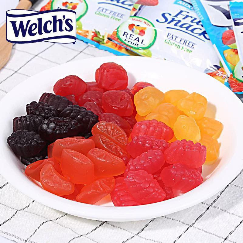 Kẹo dẻo Trái cây WELCH'S - Thơm ngon cho bé yêu// // KẸO DẺO BLACK FOREST ORGANIC GUMMY BEARS - BỊCH 22G