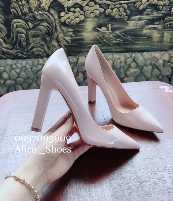 ( Hình Thật ) Giày Cao Gót Vuông 10P - VNXK Cao Cấp - Full Size 34-40 | BigBuy360 - bigbuy360.vn