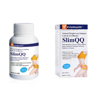 Thực Phẩm Chức Năng Viên Uống Hỗ Trợ Giảm Cân Vitahealth Slim QQ - Hộp 60 Viên - 0305714