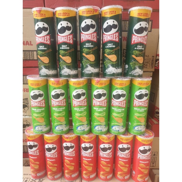 KHOAI TÂY lát pringles 110 GR vị ngẫu nhiên date 5 2022