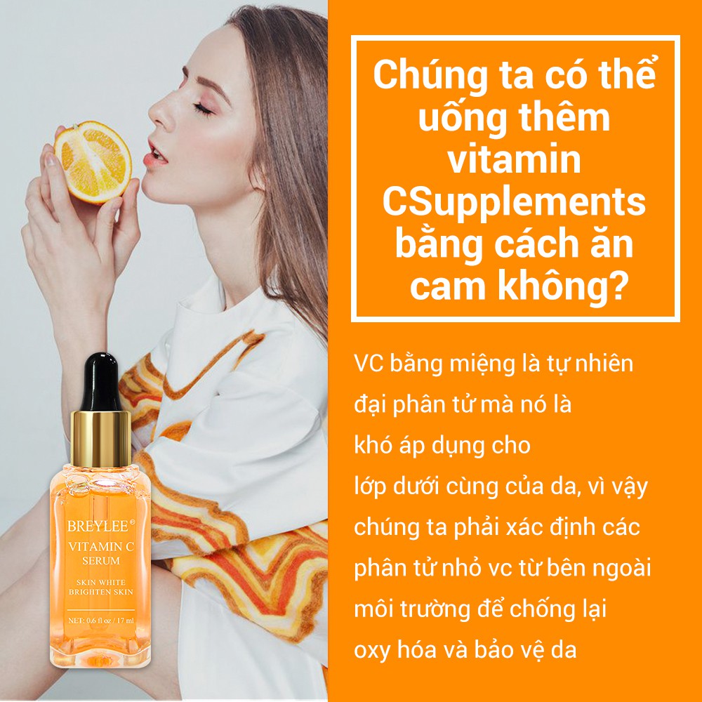  Serum BREYLEE Chứa Vitamin C Hỗ Trợ Dưỡng Trắng Làn Da Hiệu Quả Cao 17ml | BigBuy360 - bigbuy360.vn