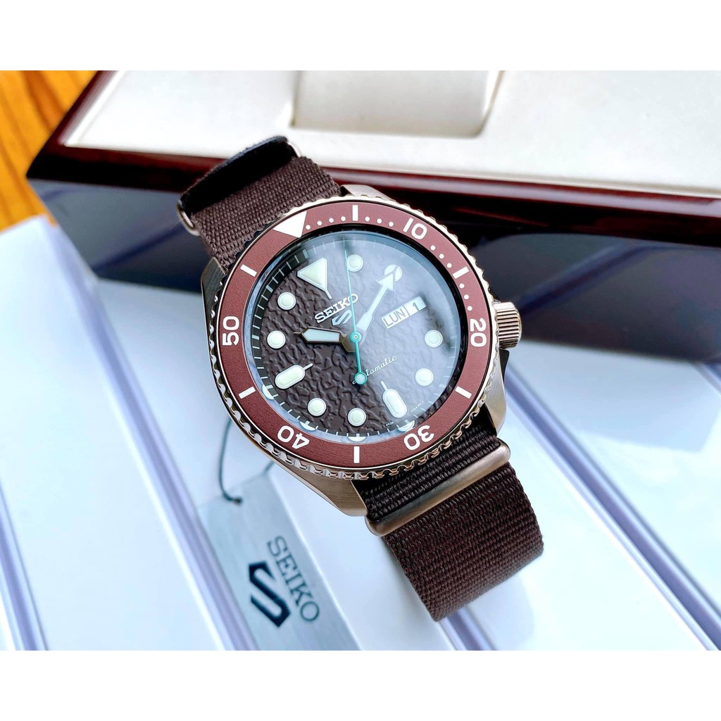 ⌚️ Đồng hồ nam Seiko 5 Sport Automatic 2020 SRPD85K1 - Mặt nâu mạnh mẽ