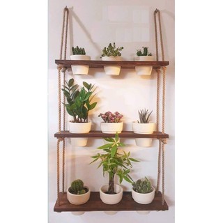 Kệ gỗ, kệ treo tường bằng gỗ thông kích thước 50x14x1.5