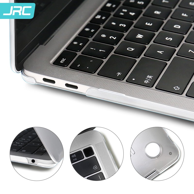 (Update M1) Case macbook, Ốp Macbook TRONG SUỐT chính hãng JRC - Mỏng - Nhẹ, macbook M1, macbook air, macbook pro