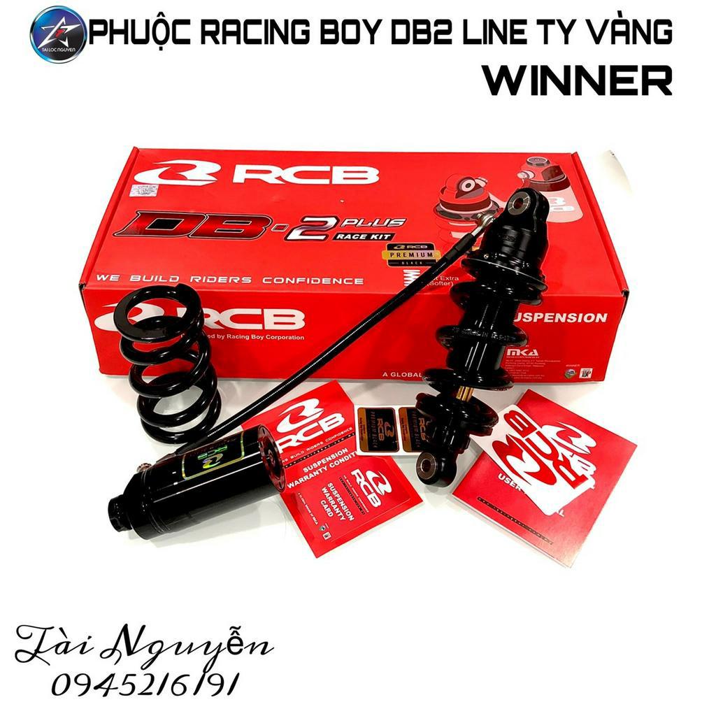 PHUỘC RCB DB2 PLUS LINE ĐEN TY VÀNG CHO EXCITER EX150 - WINNER