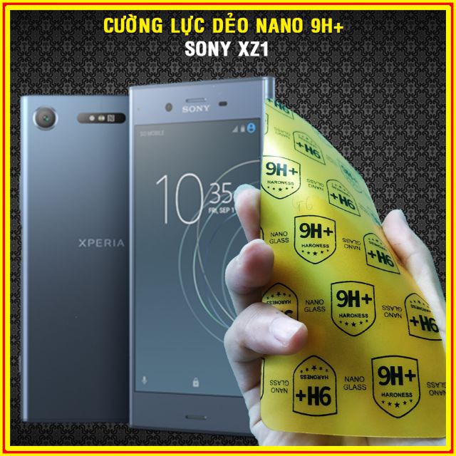 Cường lực dẻo nano 9H+ cho Sony XZ1 / Sony XZ2 / Sony XZ3 Full 98% màn siêu bên,không sứt mẻ viền