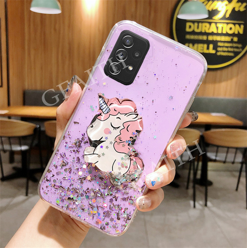 Ốp Điện Thoại Hình Kỳ Lân Cho Samsung Galaxy A52S 5G A42 A12 A02 A02S M32 M12 M02 S21 + S21 S21 Ultra Plus New 2021 SamsungA52S