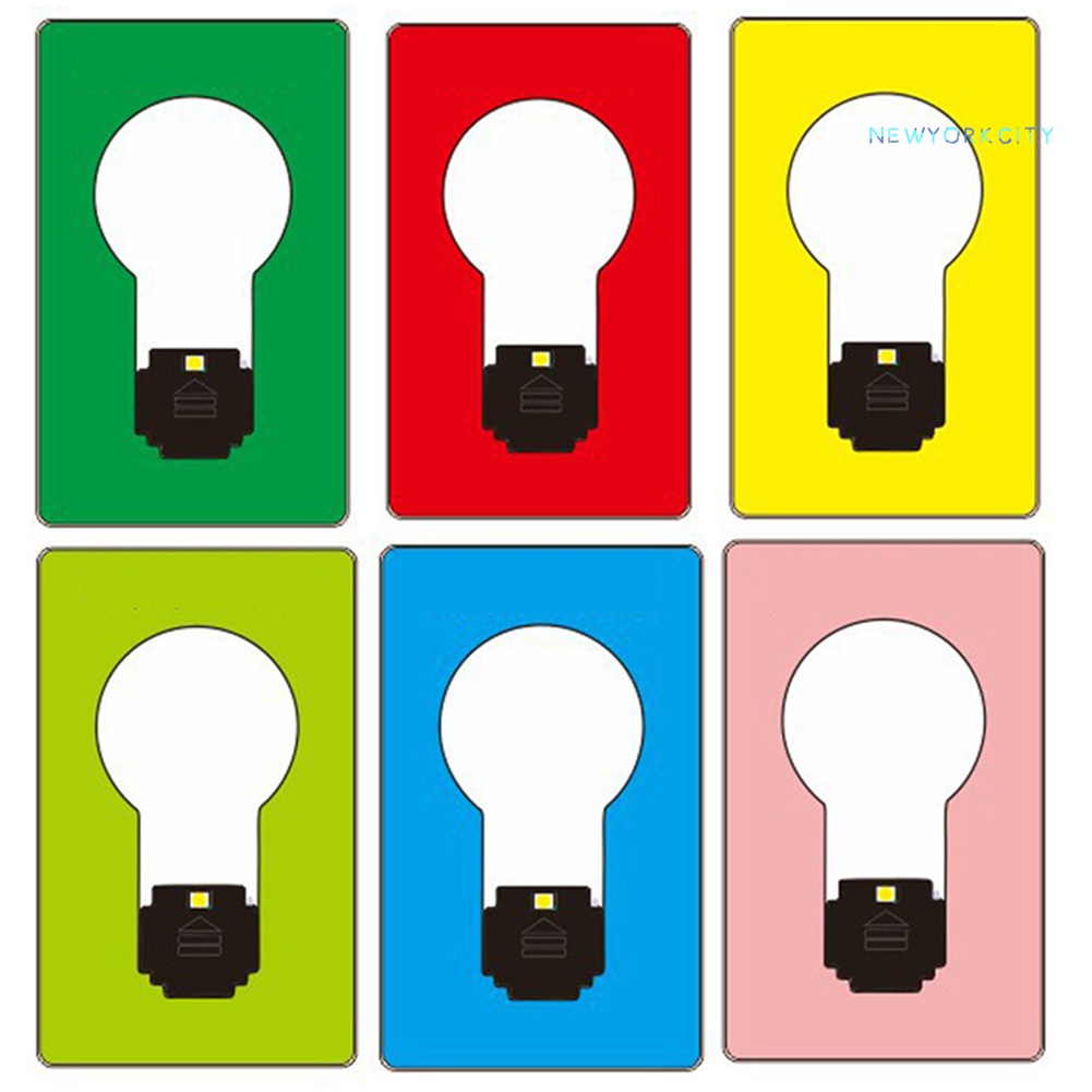 Ví Đựng Thẻ Tín Dụng Mini Siêu Mỏng Có Đèn LED Phong Cách Giáng Sinh