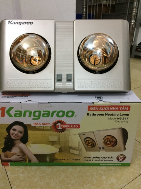 Đèn sưởi nhà tắm Kangaroo