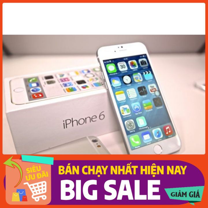 [Đ𝐢𝐞̣̂𝐧 𝐓𝐡𝐨𝐚̣𝐢 𝐂𝐡𝐢́𝐧𝐡 𝐇𝐚̃𝐧𝐠] Điện Thoại iphone 6 16GB Fullbox Quốc Tế MVT.Game.Vào mạng.fb.Bảo Hành 12 Tháng.