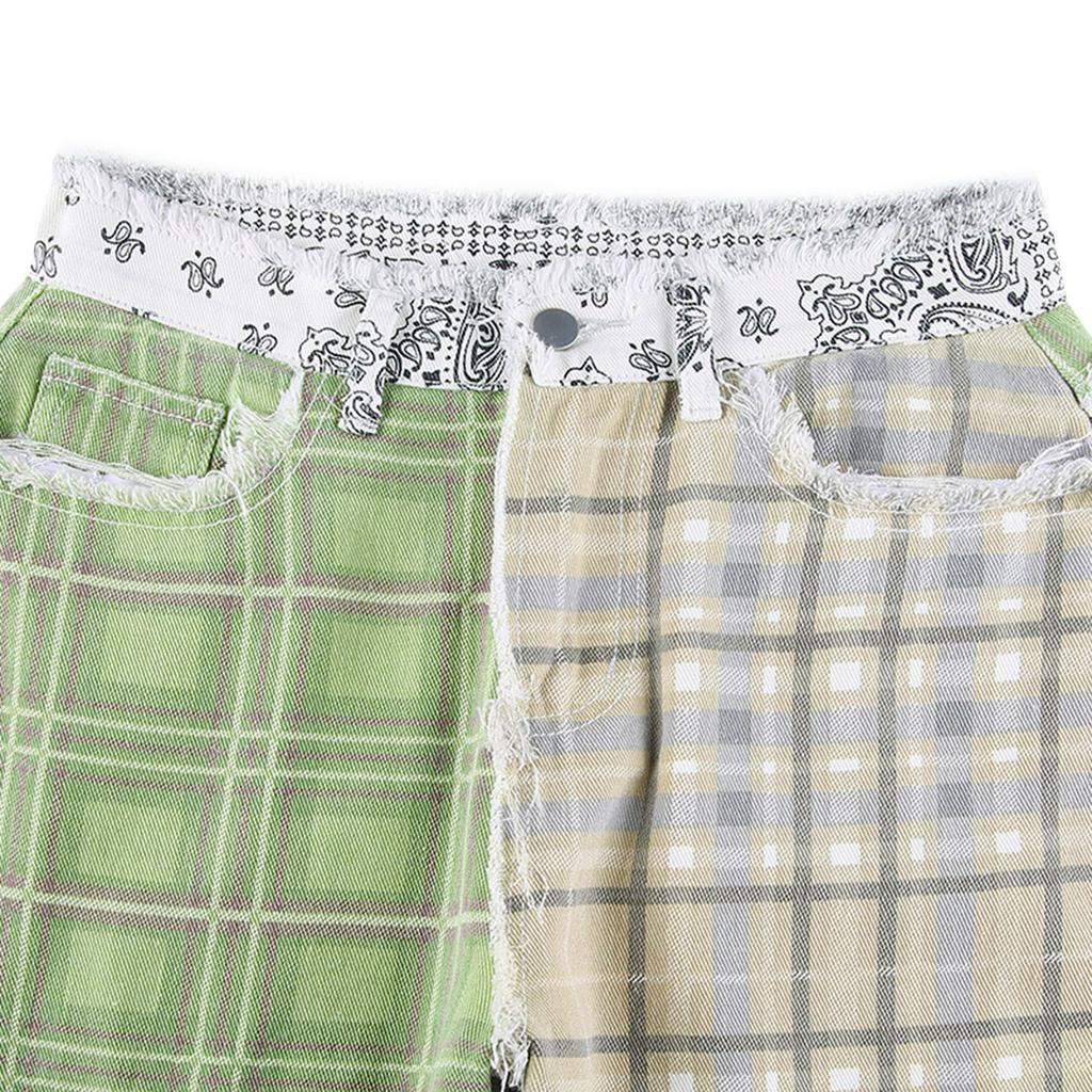 Quần dài họa tiết kẻ sọc độc đáo cá tính thời trang cho nữ