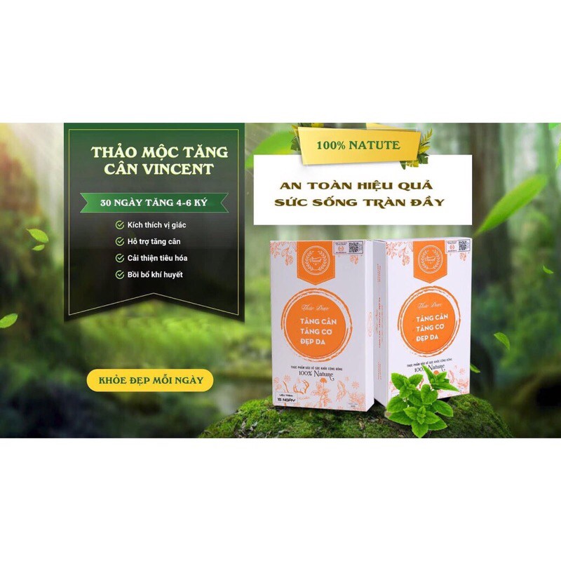 Tăng cân🍏 FREESHIP🍏 Tăng cân Vincent liệu trình 30 ngày tăng từ 3-7kg{chính hãng} | BigBuy360 - bigbuy360.vn