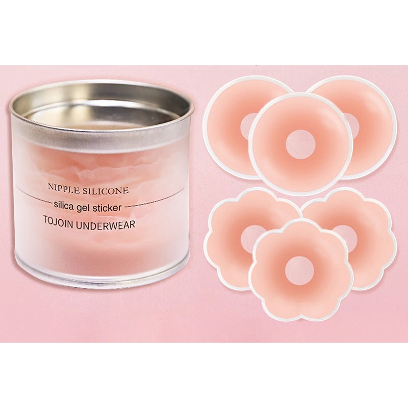 Miếng Dán Ngực Bằng Silicon Mỏng Vô Hình Chống Chói Thoáng Khí Thời Trang Mùa Hè Phong Cách Hàn Quốc