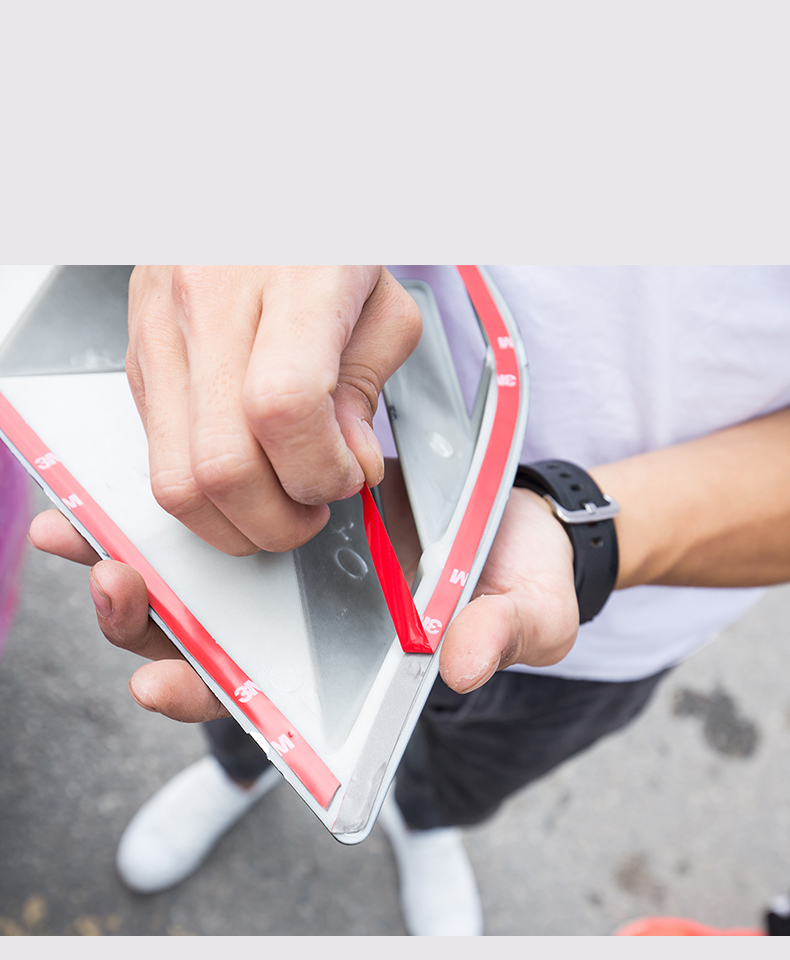 Ốp Viền Cửa Sổ Xe Hơi Hình Tam Giác Bằng Sợi Carbon Cao Cấp Cho HYS Honda Civic FC 2016-2020