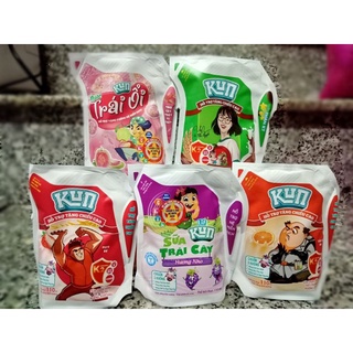 SỮA CHUA UỐNG TIỆT TRÙNG KUN TÚI 110ML ĐỦ HƯƠNG