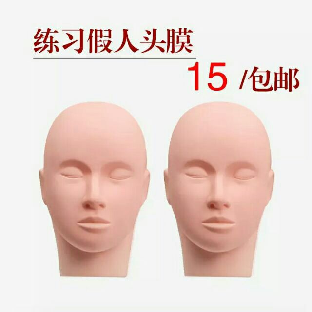 Đầu manacanh tập nối mi , massage