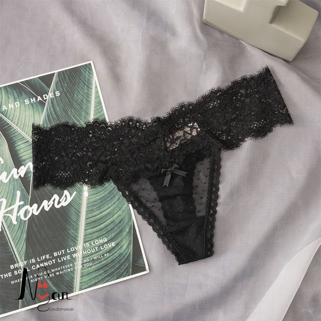 Quần lót lọt khe vải ren sexy NGAN HOUSE - CHUYÊN ĐỒ LÓT 🍑