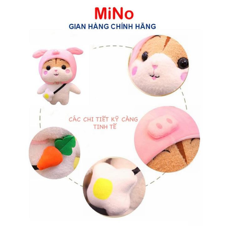 [ Mua ngay nhận ưu đãi của TINI ] Gấu Bông Chuột Hamster Cosplay 4 Kiểu Dễ Thương MINO STORE