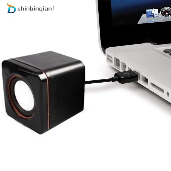 【🌴Trong kho 🌴】Loa có dây để bàn tích hợp đèn LED và cổng cắm sạc USB cho máy tính