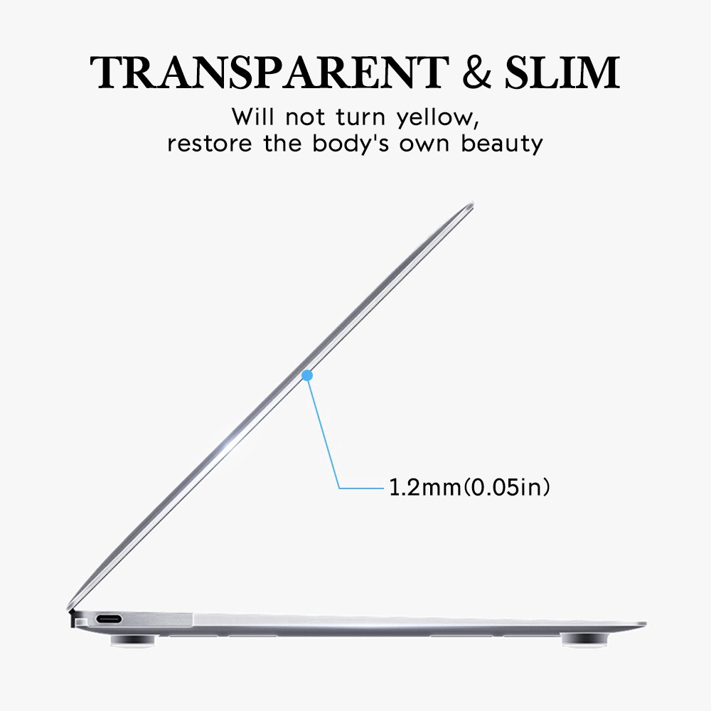 Ốp bảo vệ bằng nhựa PC dành cho Macbook Pro Retina 12 13 15 New Air 13 | BigBuy360 - bigbuy360.vn