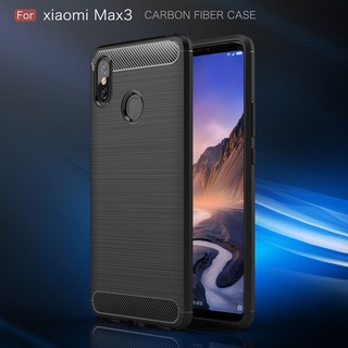 Ốp điện thoại cao su màu trơn mềm nhẹ chống trầy xước cho Xiaomi Mi Max 3