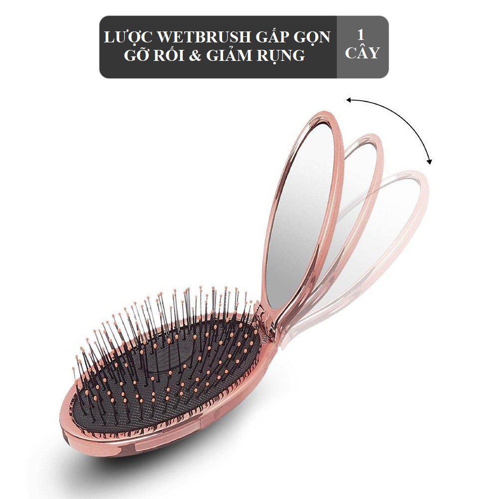 [HB Gift] Qùa Tặng MICHIRU - Lược WETBRUSH Gấp Gọn Gỡ Rối & Giảm Rụng