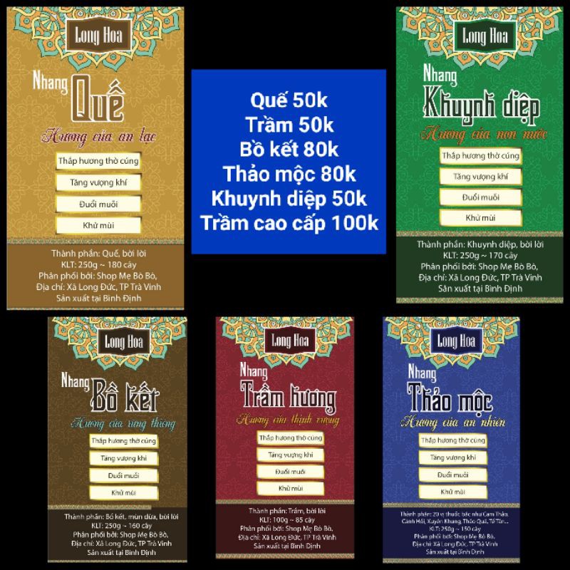 Nhang thảo dược 500g