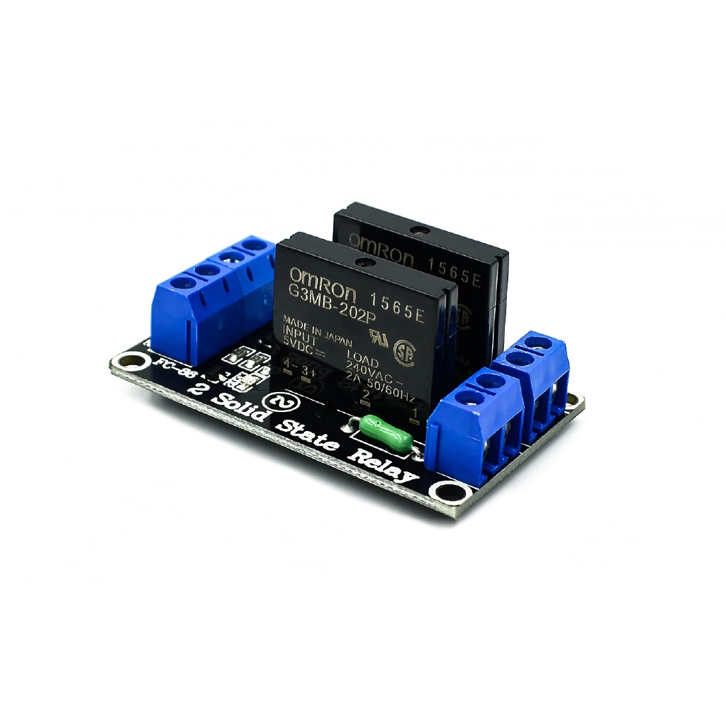 Rơ le thể rắn 1/2/4/8 kênh G3MB-202P DC-AC PCB SSR In 5VDC Out 240V AC 2A cho Arduino