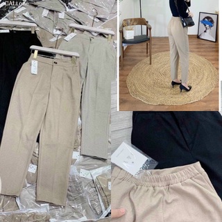 Quần baggy dạ cạp khoá công sở cho nữ , chất umi hàn hàng vnxk