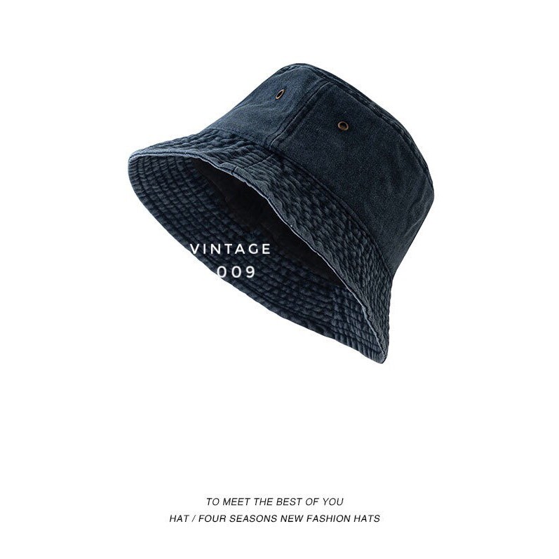 NÓN BUCKET BÒ MŨ BUCKET DENIM BẠC #BUCKETJEANS