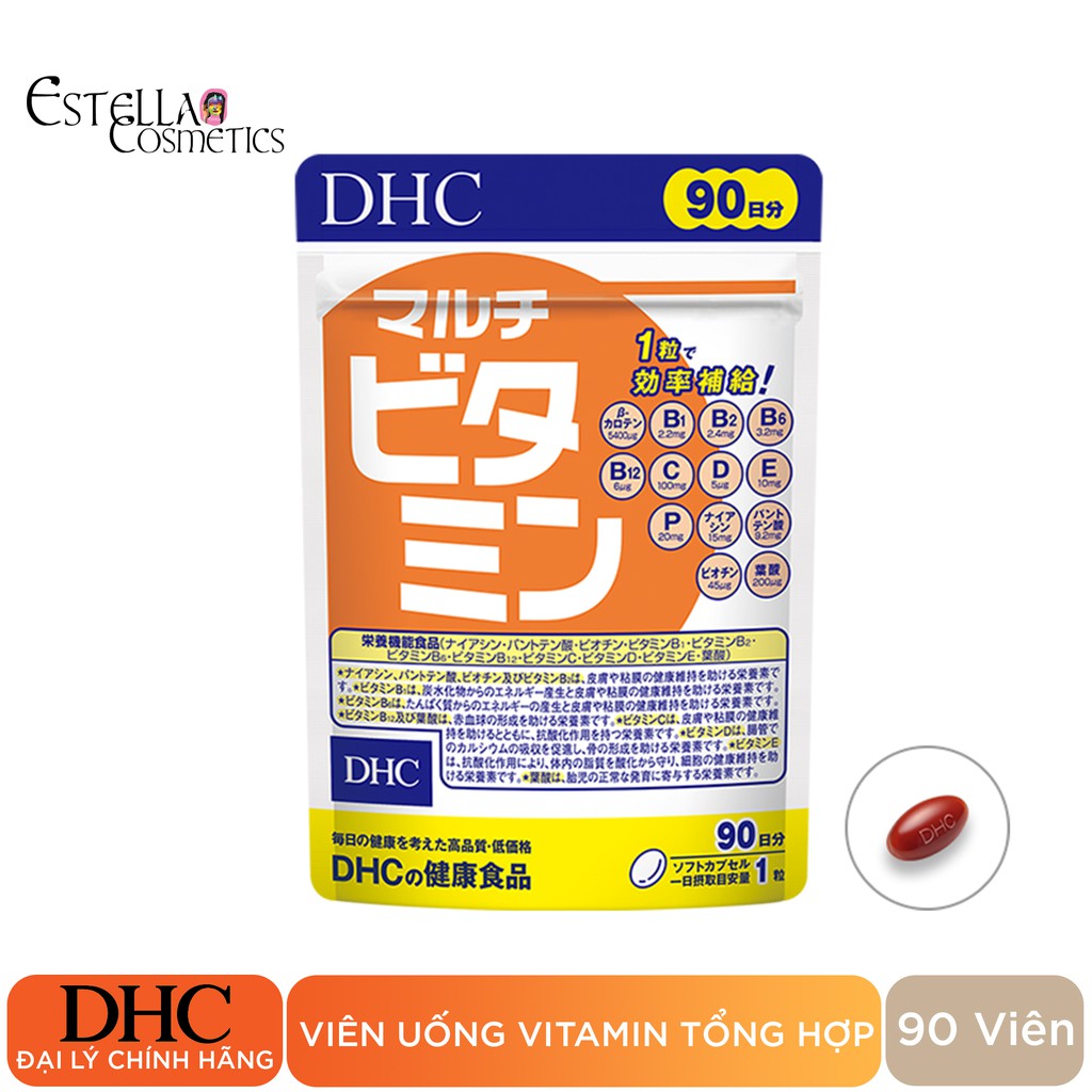 Viên Uống Vitamin Tổng Hợp DHC Multi Vitamins (15 Ngày, 30 Ngày, 90 Ngày)