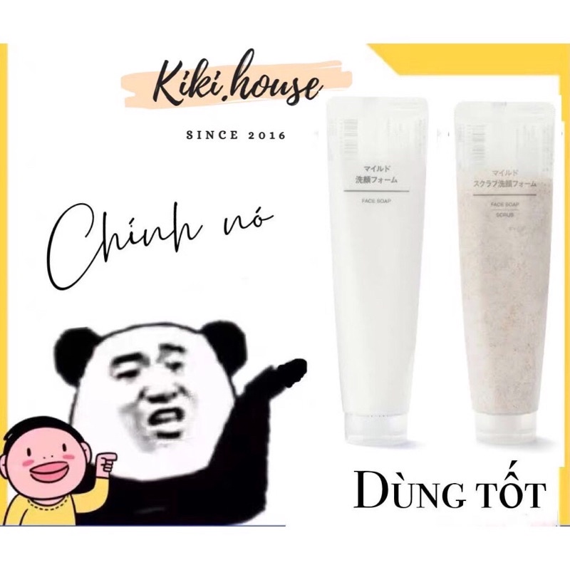 SỮA RỬA MẶT DỊU NHẸ MUJI NHẬT BẢN