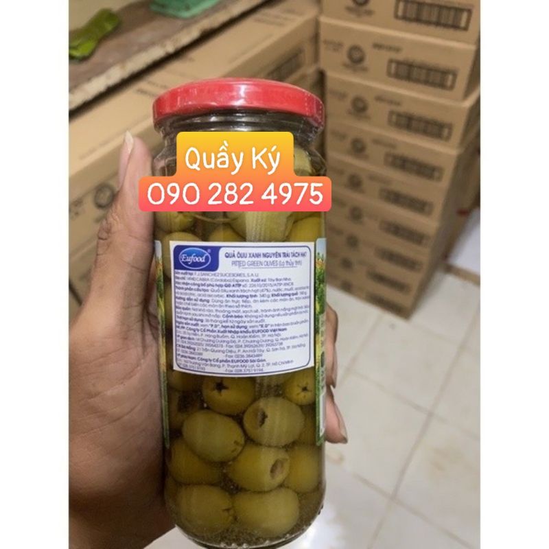 QUẢ OLIU XANH TÁCH HẠT LA PEDRIZA 340G