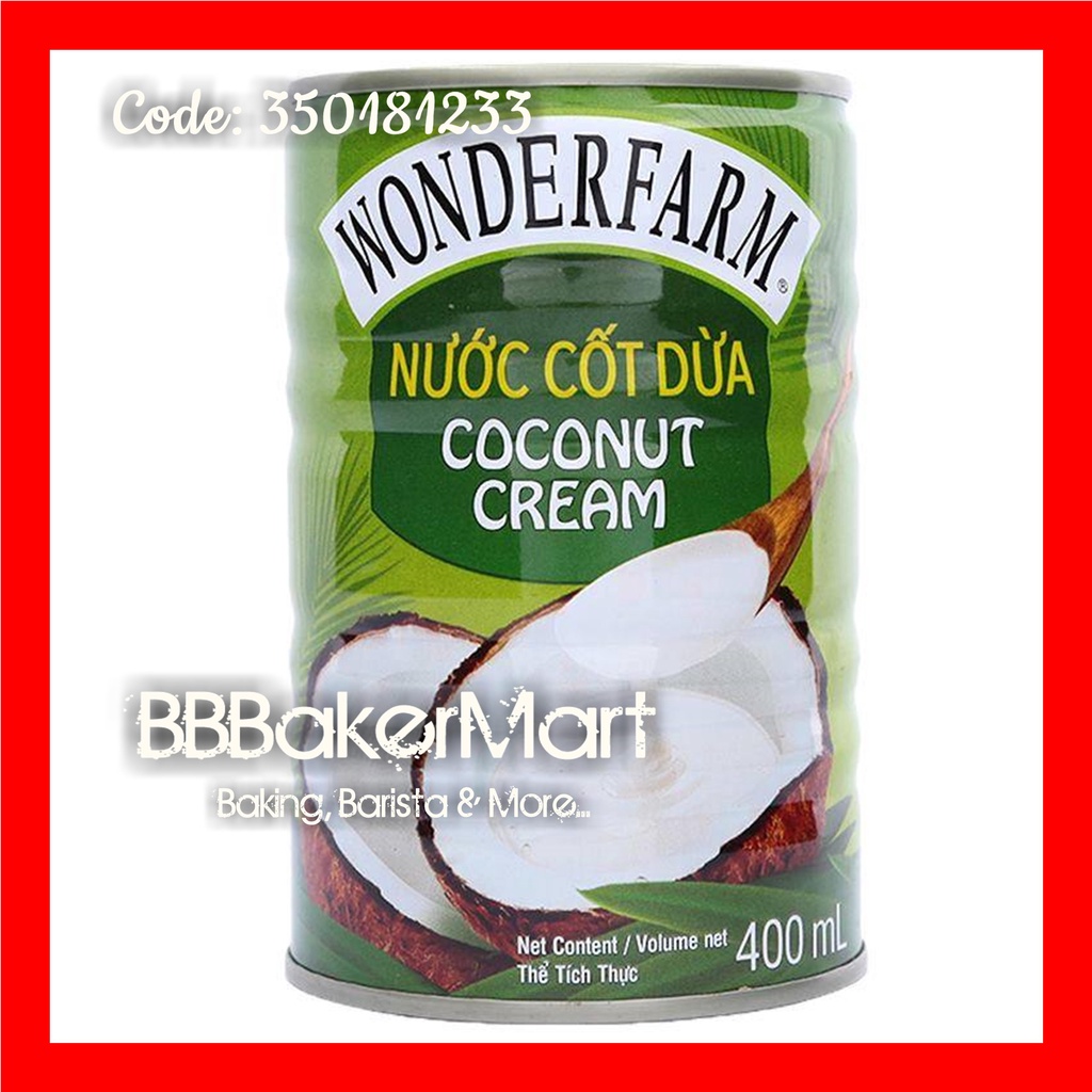 Nước cốt dừa lon WONDERFARM - 400ml