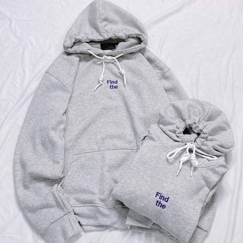 Áo Hoodie FIND OUT Tay Dài Form Rộng Vải Nỉ Bông Ulzzang Unisex (Ảnh thật shop chụp)