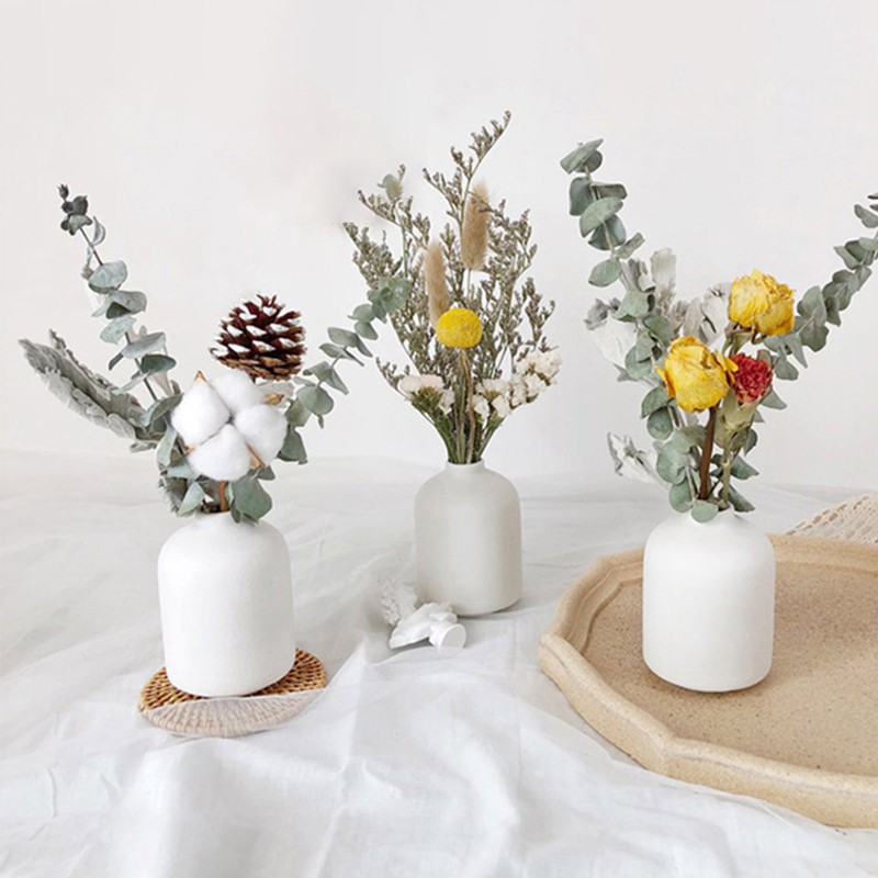 Bình gốm cắm hoa phong cách Bắc Âu hiện đại sáng tạo
