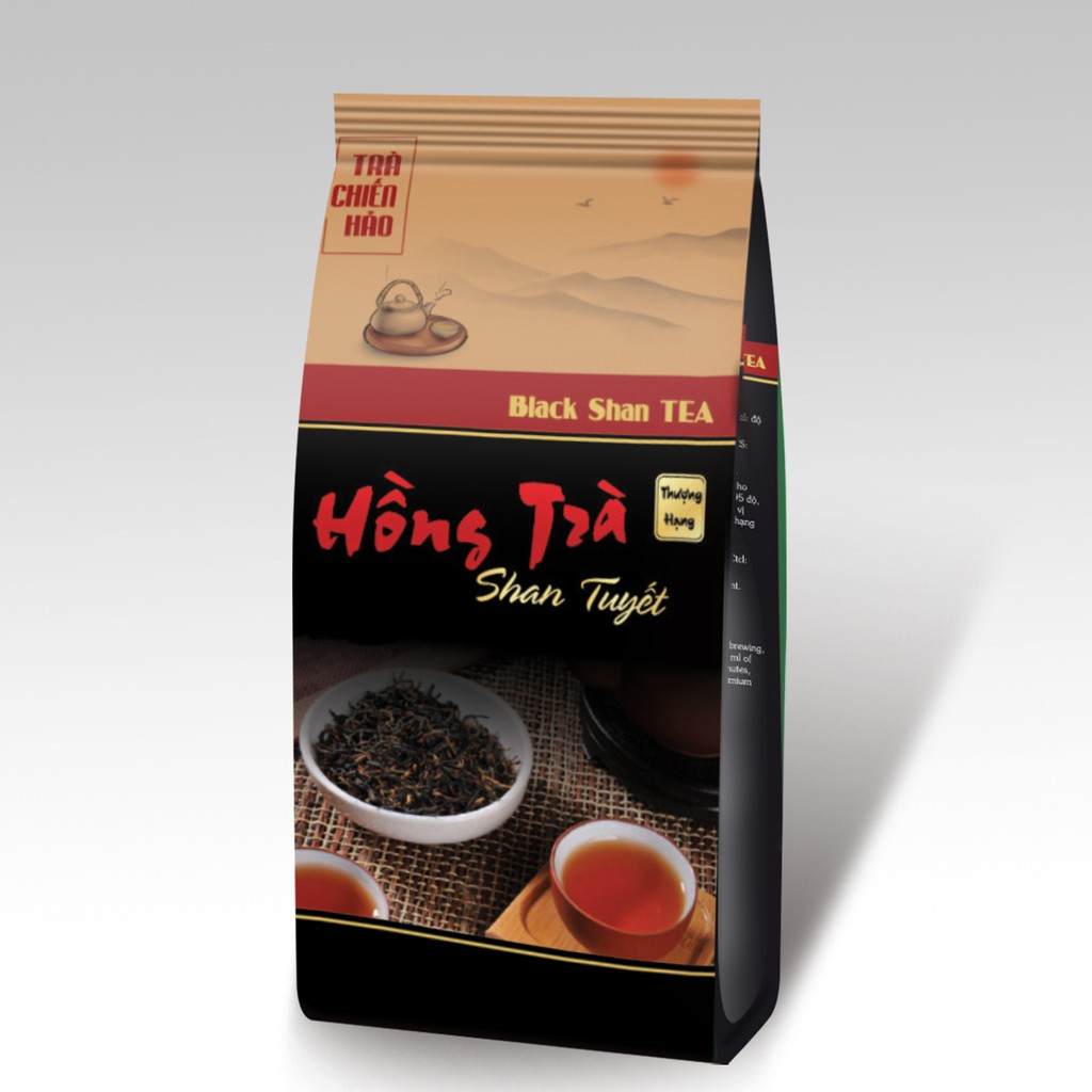 Bộ 5 gói Hồng Trà 2021 Shan Tuyết Chiến Hảo thơm mới. Hồng trà cổ thụ Hà Giang. Pha trà sữa tuyệt vời.