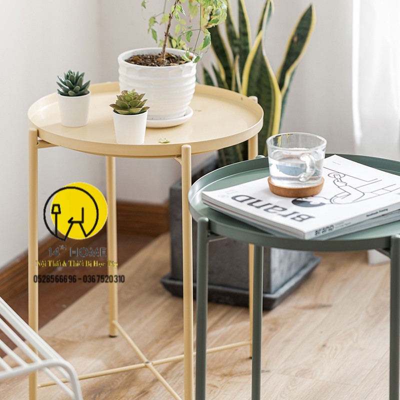 BÀN TRÀ CHANH, Cafe vỉa hè, Trà sữa khung sắt tráng sơn bóng Di Động dễ Tháo Rời Đa Năng