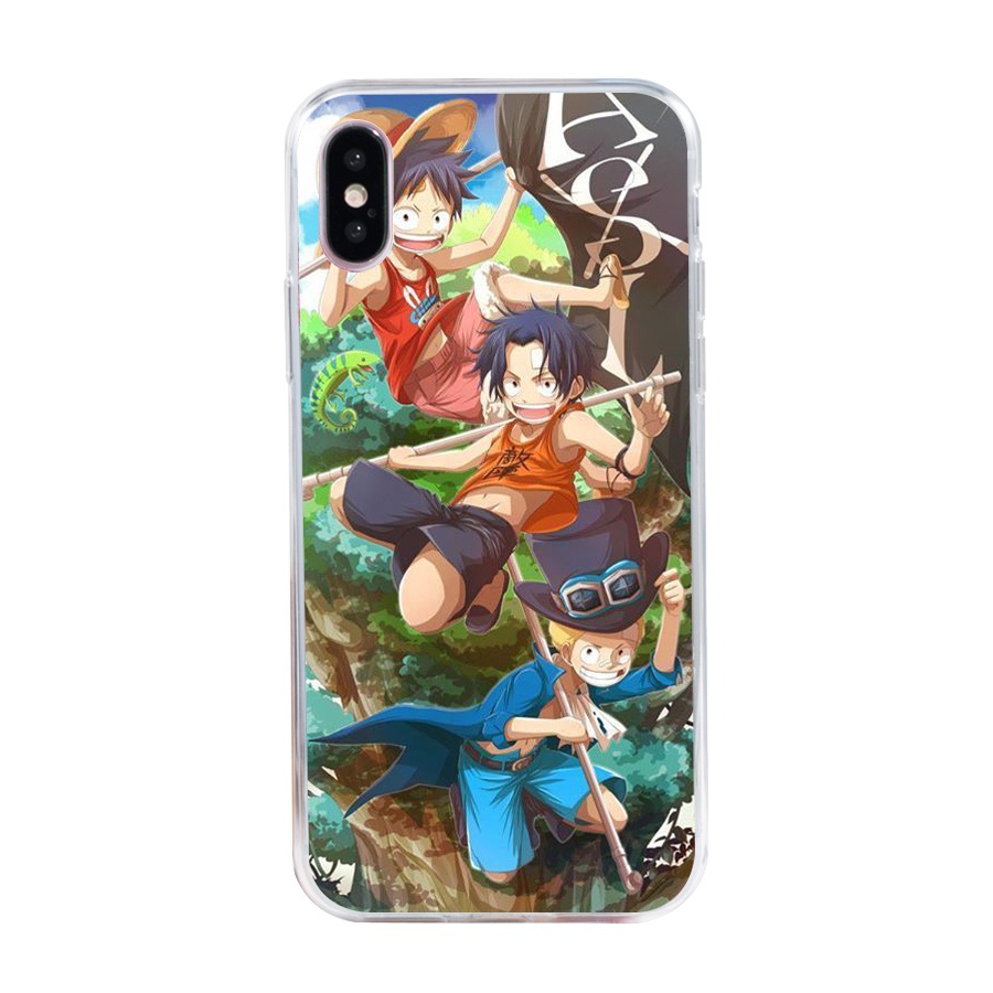Ốp Điện Thoại TPU Silicon Mềm Hình Anime One Piece Cho iphone x iphone xs 11 pro