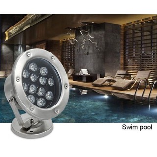 Đèn LED âm nước có đế 12w đổi màu 24VAC