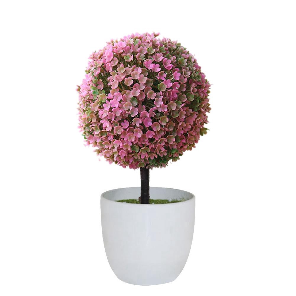 Cây nhân tạo hình quả bóng cho trang trí nhà