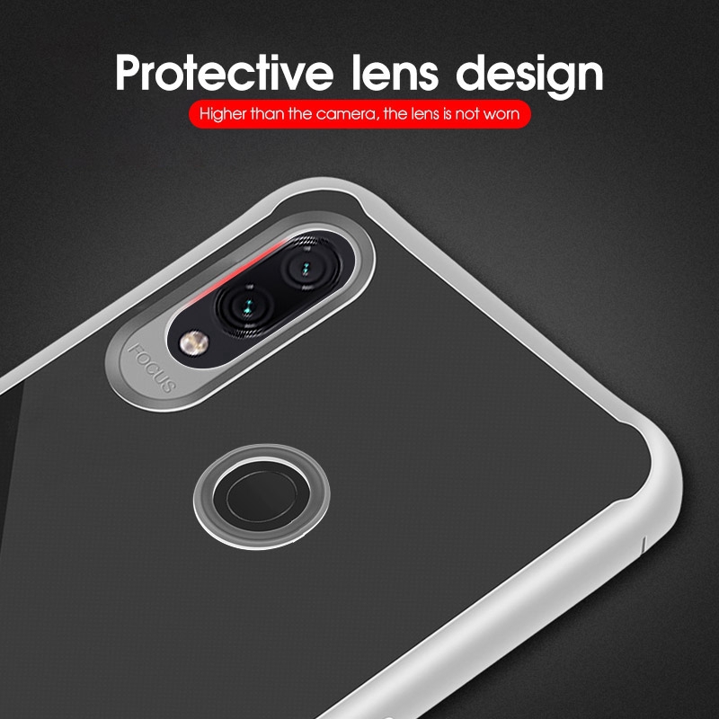 Ốp điện thoại cao su silicone TPU mềm trong suốt cho Xiaomi Redmi 7 6 Pro Note 7 6 5 Pro Mi 9 A2L