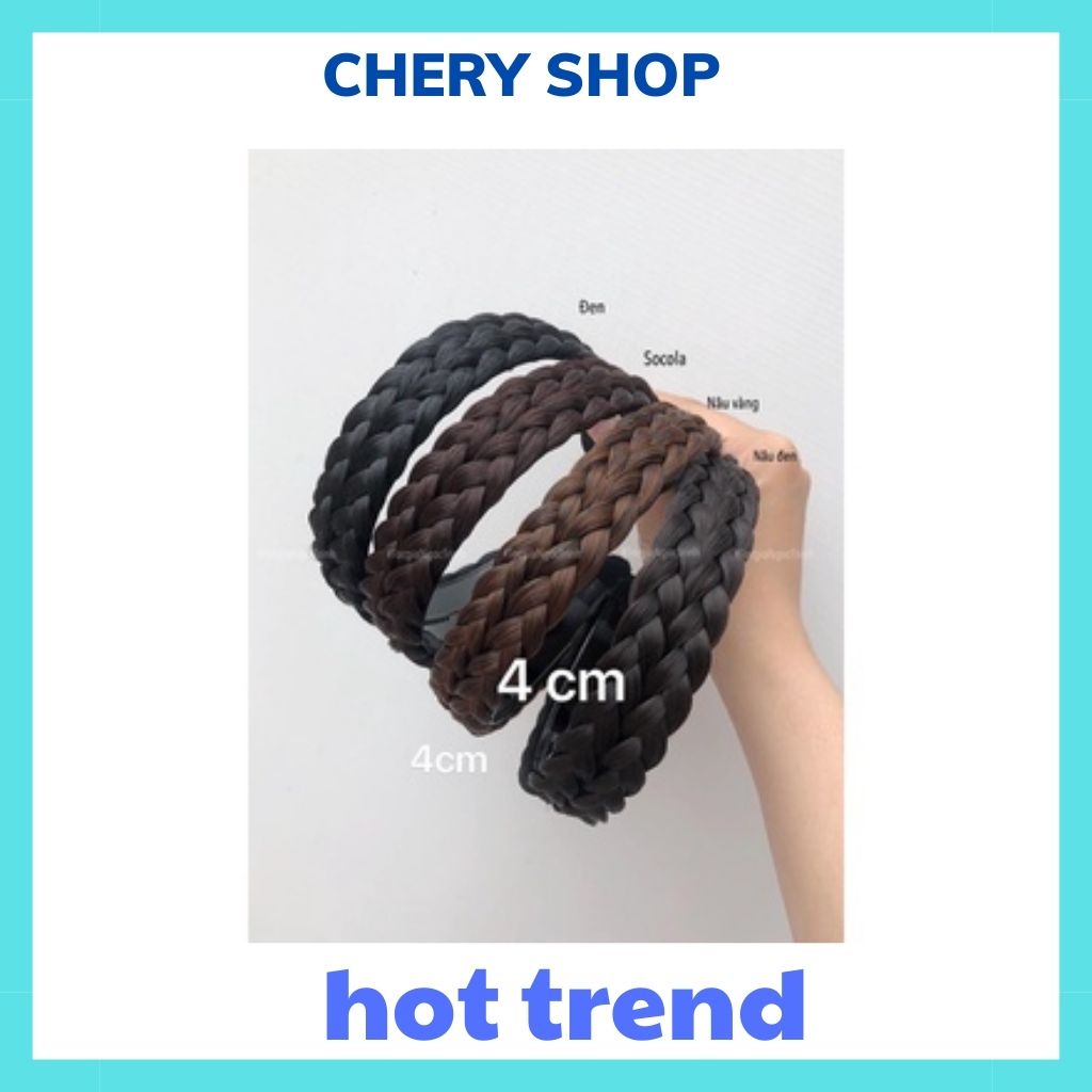 Tóc giả nữ đẹp cài tóc con rít hot trend