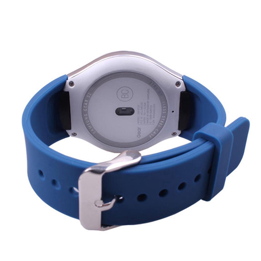 Dây đeo thay thế chất liệu silicon màu trơn chuyên dụng cho đồng hồ samsung gear s2 sm-r720/r730