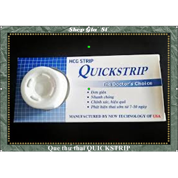 Sỉ  1 hộp ( 24 que) Que thử thai quickstrip,quickseven