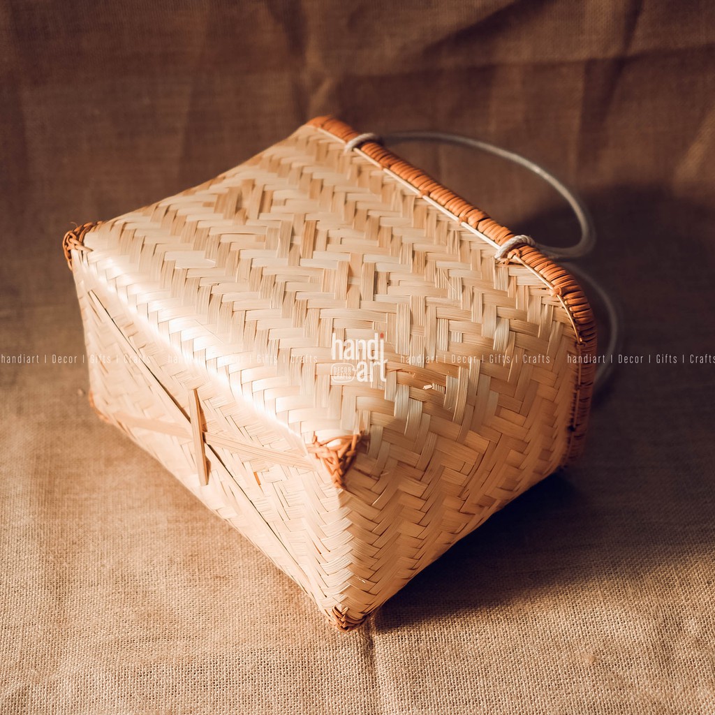 [ Giỏ quà tết] Làn mây tre - Giỏ mây tre đan | BigBuy360 - bigbuy360.vn